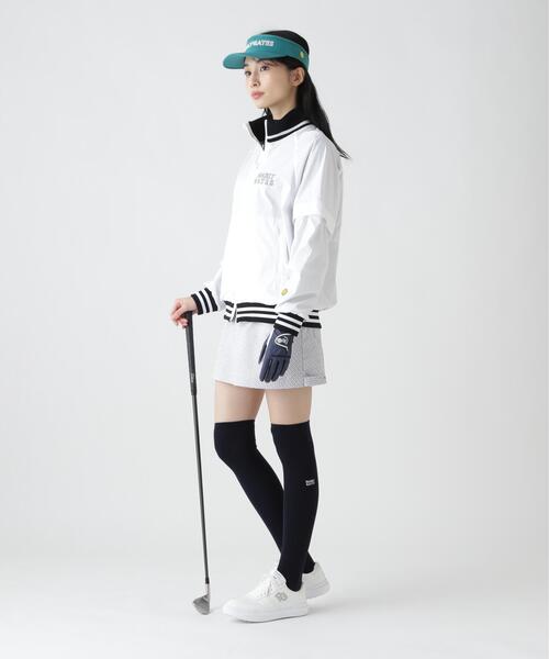 PEARLY GATES(パーリーゲイツ)の「【PEARLY GATES】PGisPG 変形ダイヤ柄C/Peストレッチカルゼ(スカート・レディース・ホワイト系その他・X-SMALL/MEDIUM/SMALL/LARGE)」の2枚目の写真