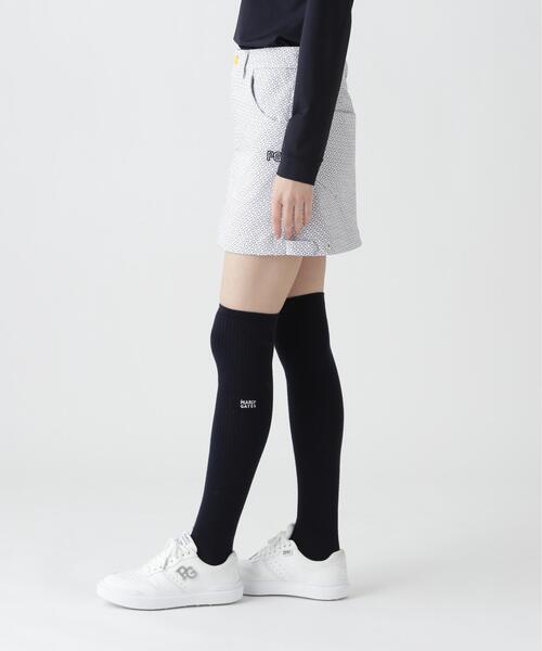 PEARLY GATES(パーリーゲイツ)の「【PEARLY GATES】PGisPG 変形ダイヤ柄C/Peストレッチカルゼ(スカート・レディース・ホワイト系その他・X-SMALL/MEDIUM/SMALL/LARGE)」の4枚目の写真