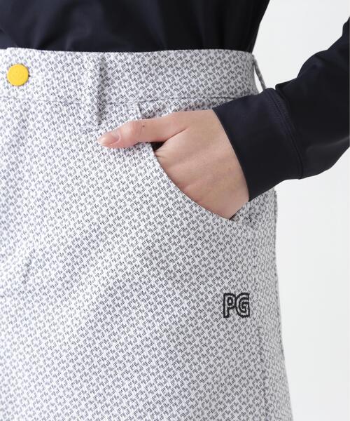 PEARLY GATES(パーリーゲイツ)の「【PEARLY GATES】PGisPG 変形ダイヤ柄C/Peストレッチカルゼ(スカート・レディース・ホワイト系その他・X-SMALL/MEDIUM/SMALL/LARGE)」の6枚目の写真