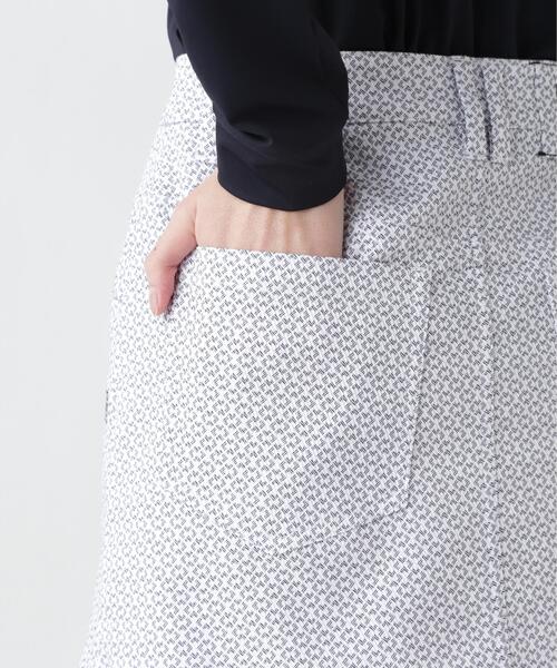 PEARLY GATES(パーリーゲイツ)の「【PEARLY GATES】PGisPG 変形ダイヤ柄C/Peストレッチカルゼ(スカート・レディース・ホワイト系その他・X-SMALL/MEDIUM/SMALL/LARGE)」の9枚目の写真