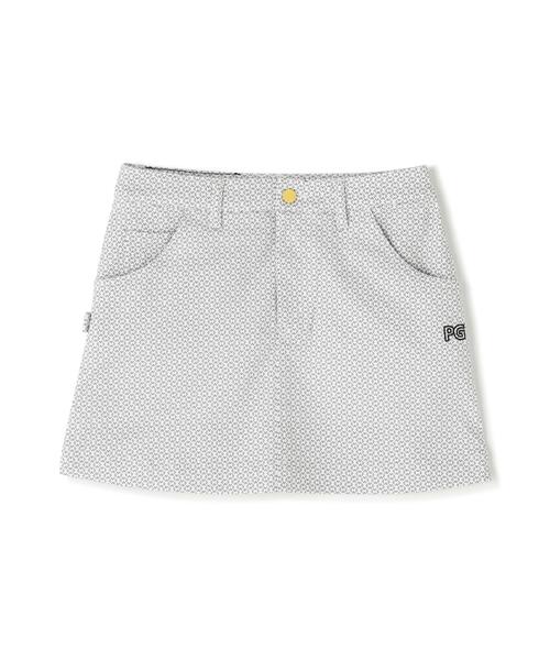 PEARLY GATES(パーリーゲイツ)の「【PEARLY GATES】PGisPG 変形ダイヤ柄C/Peストレッチカルゼ(スカート・レディース・ホワイト系その他・X-SMALL/MEDIUM/SMALL/LARGE)」の11枚目の写真