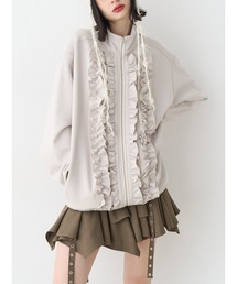 jouetie | ルーズフリルトラックジャケット【セットアップ対応】(ジャージ)