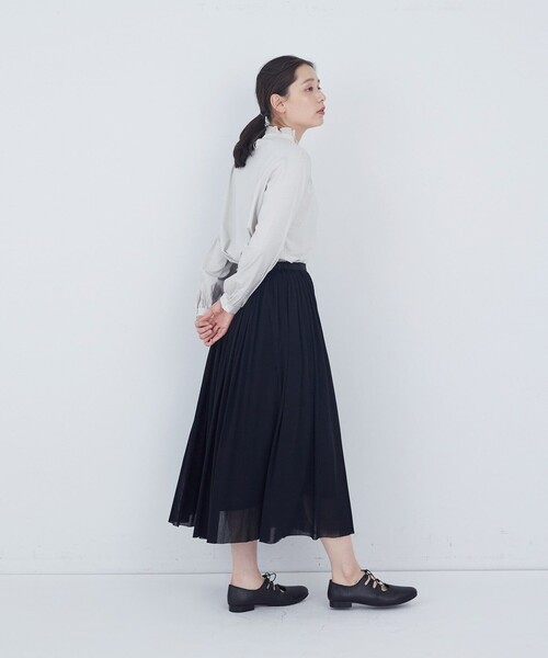 ADIEU TRISTESSE（アデュートリステス）の「コットンチュールスカート（スカート・レディース・ブラック/ブルー/グレー・M/L）」の10枚目の写真