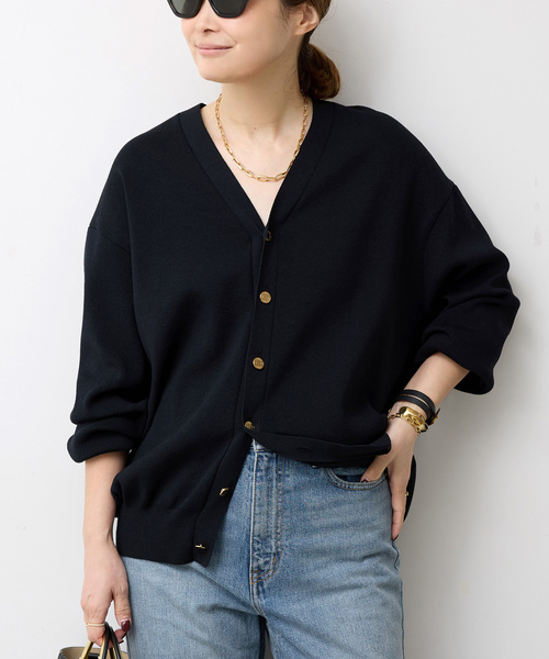 Deuxieme Classe（ドゥーズィエムクラス）の「Heart rich カーディガン（カーディガン/ボレロ・レディース・ブラック・FREE）」の4枚目の写真