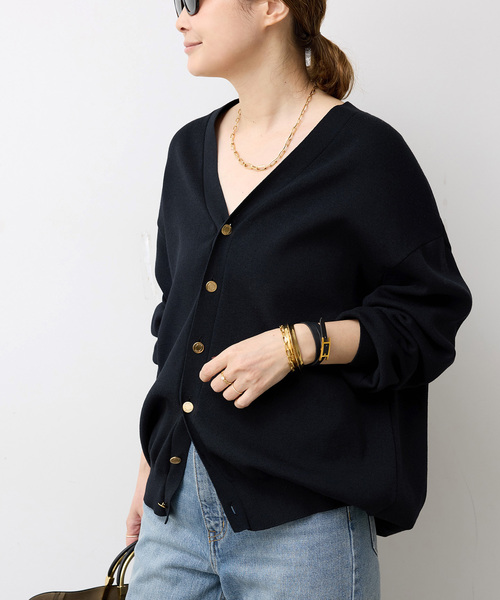 Deuxieme Classe（ドゥーズィエムクラス）の「Heart rich カーディガン（カーディガン/ボレロ・レディース・ブラック・FREE）」の5枚目の写真