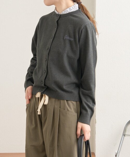 GEVACO（ゲバコ）の「【GEVACO】襟ドッキングニットカーディガン（カーディガン/ボレロ・レディース・ピンク/アイボリー/チャコールグレー・ONE SIZE）」の17枚目の写真