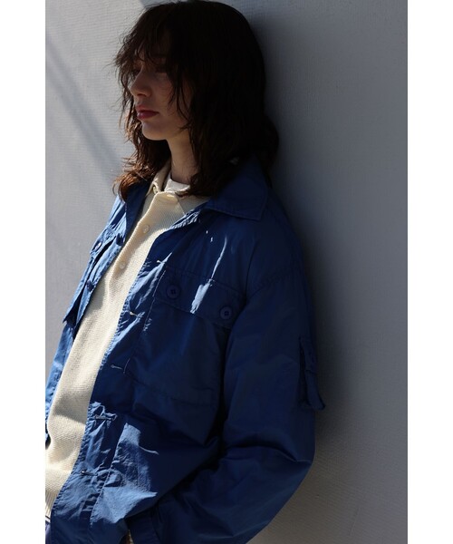 MIL SHT-JAC NYCO Rip stop Pigment Dye（ブルゾン）｜BEAMS PLUS