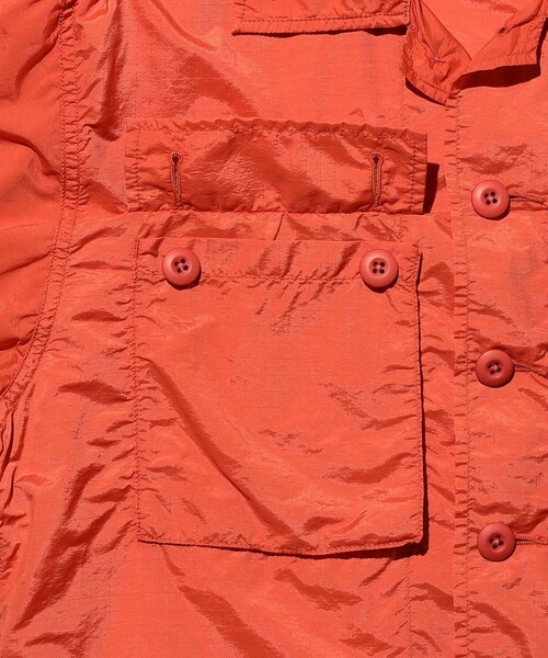 BEAMS PLUS(ビームスプラス)の「MIL SHT-JAC NYCO Rip stop Pigment Dye(ブルゾン・メンズ・グリーン/ブルー/イエロー/オレンジ・X-LARGE/LARGE/MEDIUM/SMALL)」の9枚目の写真