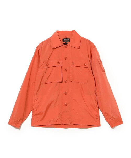 BEAMS PLUS(ビームスプラス)の「MIL SHT-JAC NYCO Rip stop Pigment Dye(ブルゾン・メンズ・グリーン/ブルー/イエロー/オレンジ・X-LARGE/LARGE/MEDIUM/SMALL)」の12枚目の写真