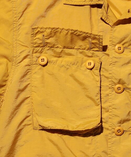 BEAMS PLUS(ビームスプラス)の「MIL SHT-JAC NYCO Rip stop Pigment Dye(ブルゾン・メンズ・グリーン/ブルー/イエロー/オレンジ・X-LARGE/LARGE/MEDIUM/SMALL)」の16枚目の写真