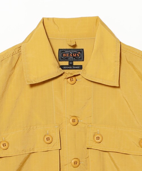 BEAMS PLUS(ビームスプラス)の「MIL SHT-JAC NYCO Rip stop Pigment Dye(ブルゾン・メンズ・グリーン/ブルー/イエロー/オレンジ・X-LARGE/LARGE/MEDIUM/SMALL)」の18枚目の写真