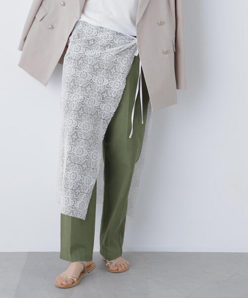 NATURAL BEAUTY BASIC（ナチュラルビューティーベーシック）の「◇レーシータブリエ/ラップ/巻きスカート（スカート・レディース・ホワイト・FREE）」の8枚目の写真