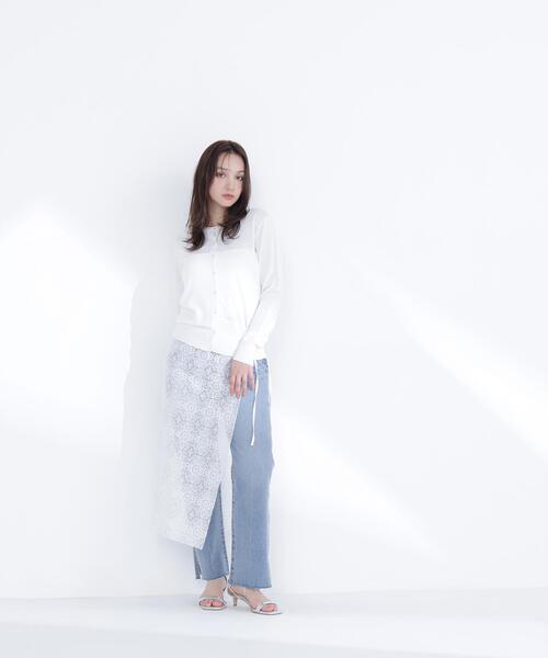 NATURAL BEAUTY BASIC（ナチュラルビューティーベーシック）の「◇レーシータブリエ/ラップ/巻きスカート（スカート・レディース・ホワイト・FREE）」の11枚目の写真