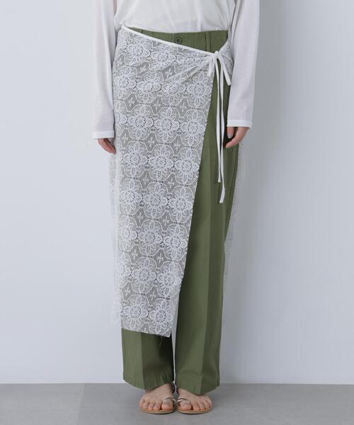 NATURAL BEAUTY BASIC（ナチュラルビューティーベーシック）の「◇レーシータブリエ/ラップ/巻きスカート（スカート・レディース・ホワイト・FREE）」の13枚目の写真
