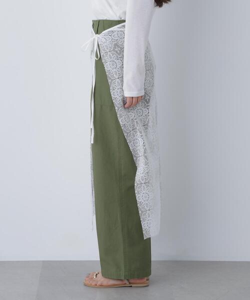 NATURAL BEAUTY BASIC（ナチュラルビューティーベーシック）の「◇レーシータブリエ/ラップ/巻きスカート（スカート・レディース・ホワイト・FREE）」の14枚目の写真