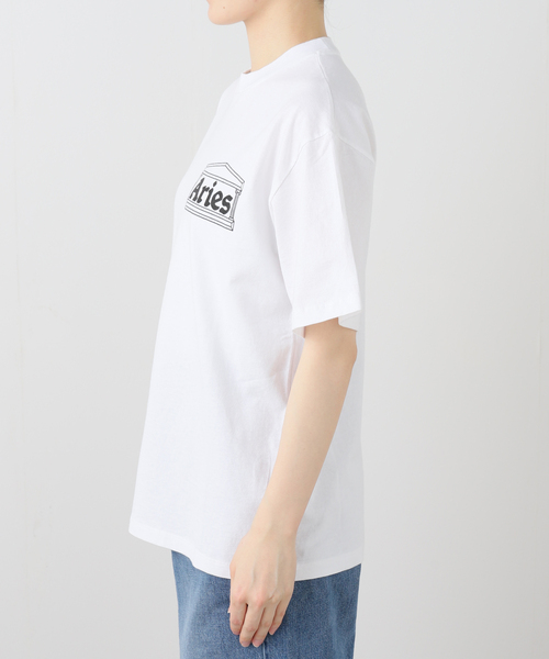 ARIES（アリーズ）の「【ARIES / アリーズ】Temple Ss Tee AR6000004（Tシャツ/カットソー・レディース・ホワイト・SMALL）」の2枚目の写真