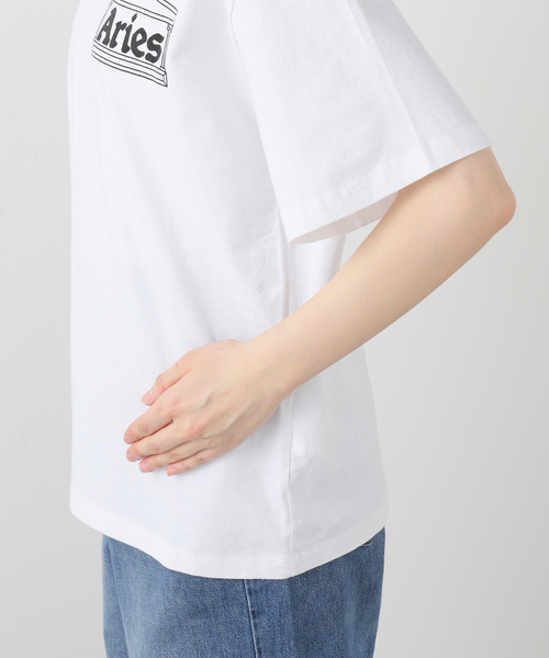ARIES（アリーズ）の「【ARIES / アリーズ】Temple Ss Tee AR6000004（Tシャツ/カットソー・レディース・ホワイト・SMALL）」の4枚目の写真