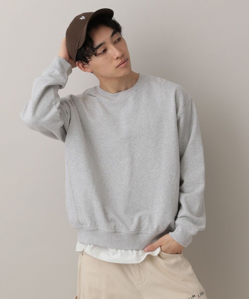 RAGEBLUE（レイジブルー）の「Cropped Color Sweat Crew/クロップドカラー裏毛スウェットクルー（スウェット・メンズ・イエロー/アッシュグレー/ブラック/ライトブルー・MEDIUM/LARGE）」の22枚目の写真
