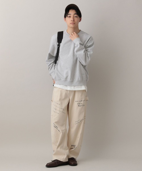 RAGEBLUE（レイジブルー）の「Cropped Color Sweat Crew/クロップドカラー裏毛スウェットクルー（スウェット・メンズ・イエロー/アッシュグレー/ブラック/ライトブルー・MEDIUM/LARGE）」の19枚目の写真