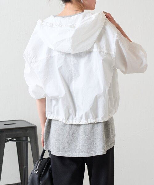 BEARDSLEY（ビアズリー）の「シャツフーディー（シャツ/ブラウス・レディース・グレー/ホワイト・FREE）」の22枚目の写真