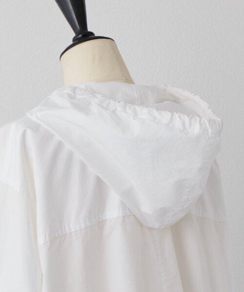 BEARDSLEY（ビアズリー）の「シャツフーディー（シャツ/ブラウス・レディース・グレー/ホワイト・FREE）」の9枚目の写真