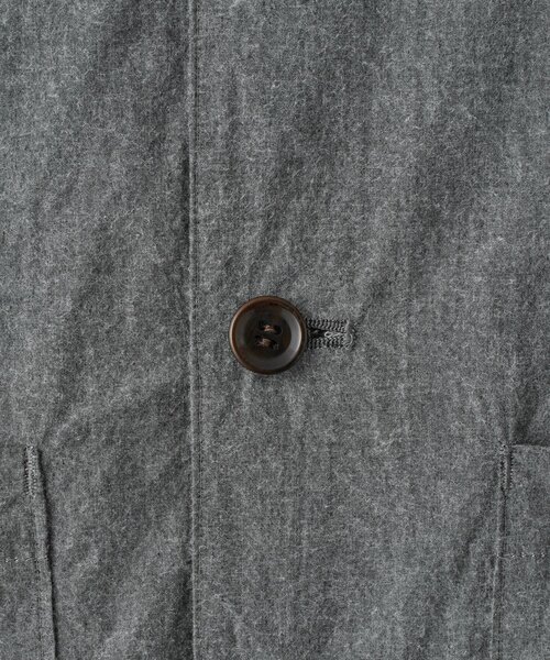 BEARDSLEY（ビアズリー）の「シャツフーディー（シャツ/ブラウス・レディース・グレー/ホワイト・FREE）」の18枚目の写真