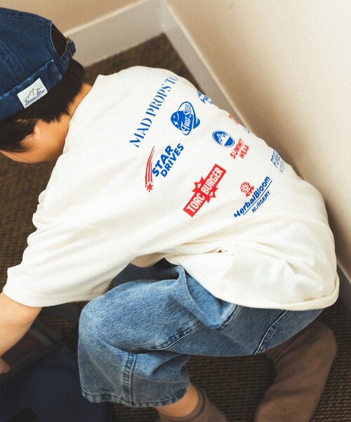 BEAMS mini(ビームスミニ)の「【7/31新規値下げ】BIGスケーター Tシャツ 2026SS(吸水速乾・UVカット)(Tシャツ/カットソー・キッズ・ブルー系その他3/オレンジ/オフホワイト・110/100/90/130/120)」の14枚目の写真