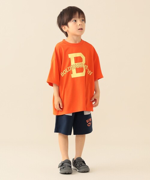 BEAMS mini(ビームスミニ)の「【7/31新規値下げ】BIGスケーター Tシャツ 2026SS(吸水速乾・UVカット)(Tシャツ/カットソー・キッズ・ブルー系その他3/オレンジ/オフホワイト・110/100/90/130/120)」の21枚目の写真
