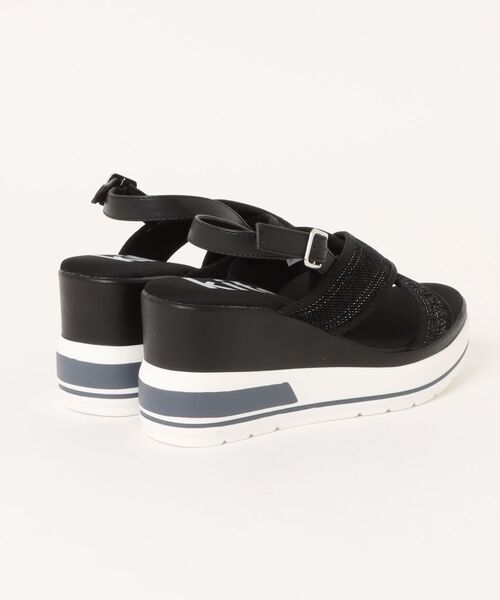 kitson（キットソン）の「【LA kitson】ウェッジソールバックバンドサンダル（サンダル・レディース・ブラック/ライム/ベージュ・LL/L/M/S）」の4枚目の写真