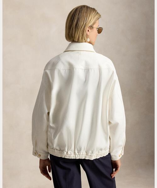 た*ん様 Polo by Ralph Laurenコットンブルゾン ジャケットア ダブルフェイスド コットン ジャケット（ブルゾン）｜POLO RALPH