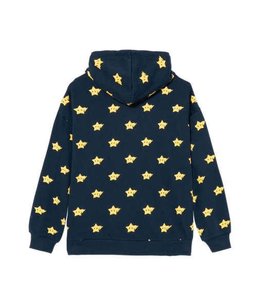 A BATHING APE（アベイシングエイプ）の「MILOSTA MONOGRAM HOODIE（パーカー・レディース・ネイビー/グレー・FREE）」の4枚目の写真