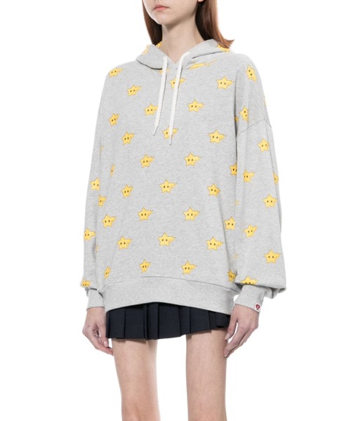 A BATHING APE（アベイシングエイプ）の「MILOSTA MONOGRAM HOODIE（パーカー・レディース・ネイビー/グレー・FREE）」の5枚目の写真