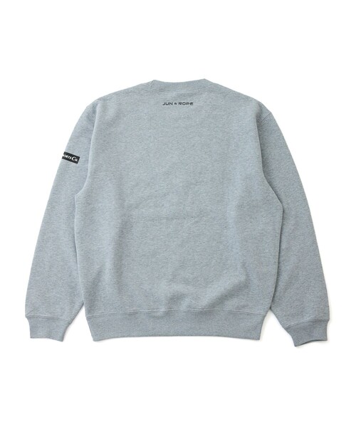 JONES(ジョーンズ)の「【JONESコラボ】フロントロゴ長袖プルオーバー(スウェット・メンズ・グレー/ベージュ・XL/L/M/S)」の5枚目の写真
