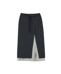 配色スリットHラインスカートAS1WS261