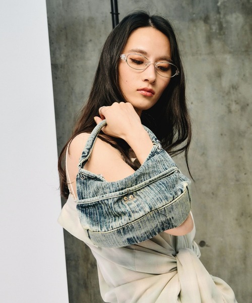 3.3 Field Trip （3.3フィールドトリップ）の「3.3 Field Trip／デニムミニバッグ（ハンドバッグ・レディース・ブルー/ブラック・FREE）」の6枚目の写真