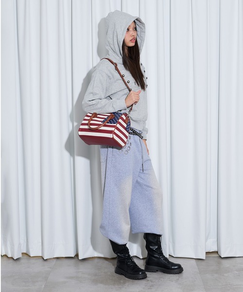 FTW（エフティダブリュー）の「2WAY USA MINI BOSTON BAG（ボストンバッグ・レディース・ブラック/ネイビー・FREE）」の7枚目の写真