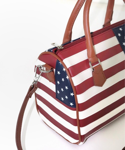 FTW（エフティダブリュー）の「2WAY USA MINI BOSTON BAG（ボストンバッグ・レディース・ブラック/ネイビー・FREE）」の9枚目の写真