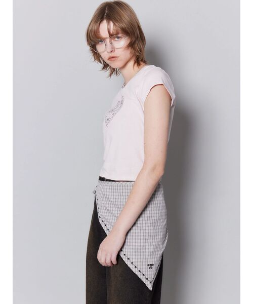 EMODA（エモダ）の「パターンレーススカーフ（ストール/ショール・レディース・ブラック/ベージュ・FREE）」の4枚目の写真