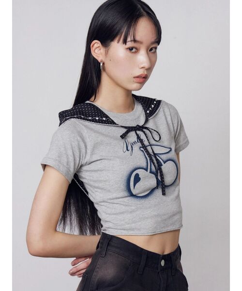 EMODA（エモダ）の「パターンレーススカーフ（ストール/ショール・レディース・ブラック/ベージュ・FREE）」の7枚目の写真