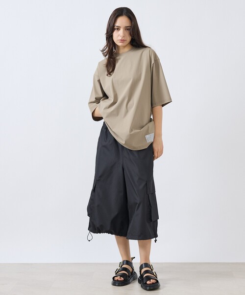 ABAHOUSE（アバハウス）の「【TAION / タイオン】 DOWN MILITALY KNEE LENGTH CARGO SHORTS ／ノンダウン ミリタリー カーゴショーツ ／ユニセックス 【WEB限定】（その他パンツ・メンズ・カーキ/ブラック・M/L）」の7枚目の写真