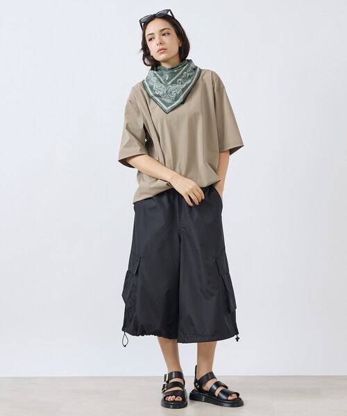 ABAHOUSE（アバハウス）の「【TAION / タイオン】 DOWN MILITALY KNEE LENGTH CARGO SHORTS ／ノンダウン ミリタリー カーゴショーツ ／ユニセックス 【WEB限定】（その他パンツ・メンズ・カーキ/ブラック・M/L）」の6枚目の写真