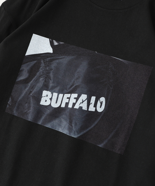 EDIFICE（エディフィス）の「THE C.CORD（ザ カルチャーコード）J.MORGAN BUFFALO Tシャツ（Tシャツ/カットソー・メンズ・ホワイト/ブラック・MEDIUM/LARGE）」の4枚目の写真