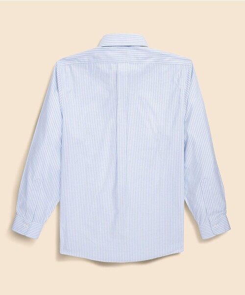 BROOKS BROTHERS(ブルックスブラザーズ)の「ストレッチロイヤルオックスフォード ストライプ ドレスシャツ Regular Fit(ビジネスシャツ・メンズ・ホワイト×ブルー・14 1/2-31/14 1/2-32/15-31/15-32/15-33/15 1/2-31/15 1/2-32/15 1/2-33/16-31/16-32/16-33/16 1/2-32/16 1/2-33/16 1/2-34/17-32/17-33/17-34/17 1/2-34)」の5枚目の写真