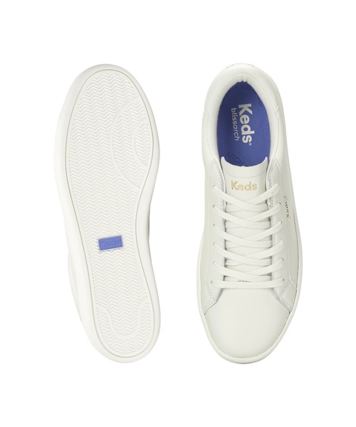 Keds（ケッズ）の「Keds ケッズ エース ツー レザー ホワイト（スニーカー・レディース・ホワイト・22.5cm/23.0cm/23.5cm/24.0cm/24.5cm/25.0cm）」の5枚目の写真