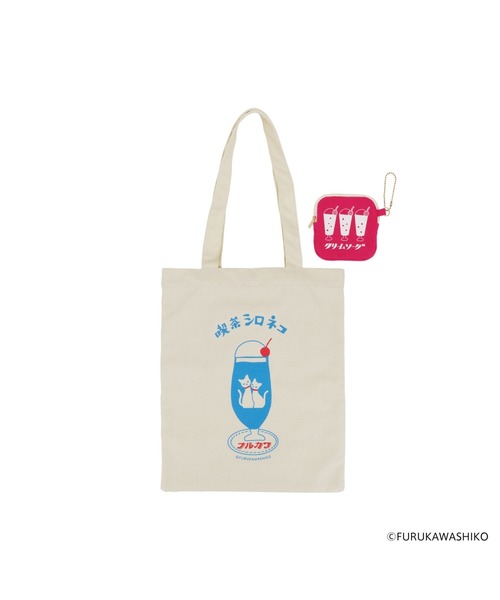 BACKYARD FAMILY(バックヤードファミリー)の「Old Resta FLAT TOTE(トートバッグ・レディース・ホワイト系2/ホワイト系1/ホワイト系5/ホワイト系4・FREE)」の2枚目の写真