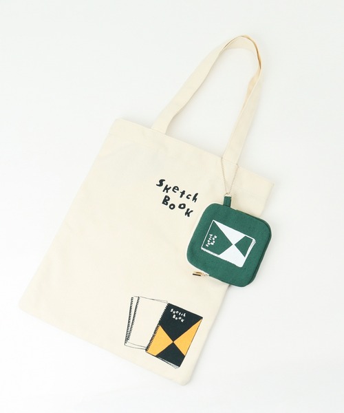 BACKYARD FAMILY(バックヤードファミリー)の「Old Resta FLAT TOTE(トートバッグ・レディース・ホワイト系2/ホワイト系1/ホワイト系5/ホワイト系4・FREE)」の9枚目の写真