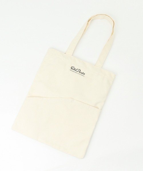 BACKYARD FAMILY(バックヤードファミリー)の「Old Resta FLAT TOTE(トートバッグ・レディース・ホワイト系2/ホワイト系1/ホワイト系5/ホワイト系4・FREE)」の10枚目の写真