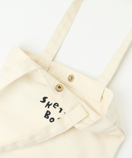 BACKYARD FAMILY(バックヤードファミリー)の「Old Resta FLAT TOTE(トートバッグ・レディース・ホワイト系2/ホワイト系1/ホワイト系5/ホワイト系4・FREE)」の13枚目の写真