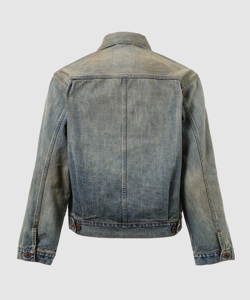 SUGARHILL（シュガーヒル）の「FADED MODERN DENIM JACKET（デニムジャケット・メンズ・インディゴブルー・1/2）」の2枚目の写真