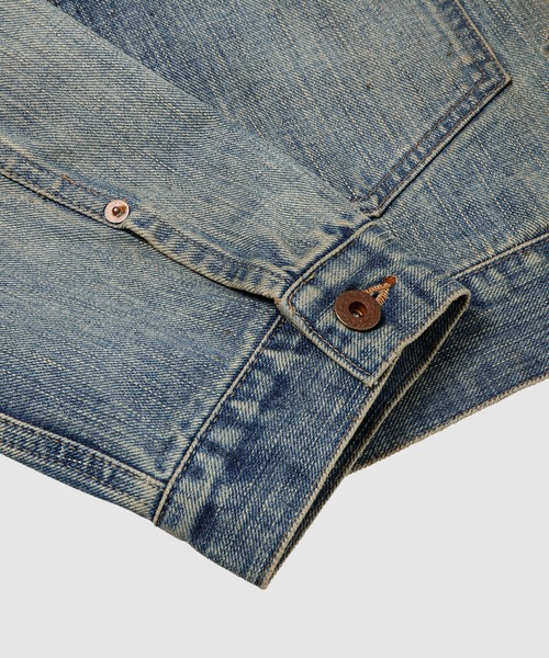 SUGARHILL（シュガーヒル）の「FADED MODERN DENIM JACKET（デニムジャケット・メンズ・インディゴブルー・1/2）」の7枚目の写真